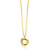 ZINZI ZINZI Ketting | Drie Verbonden Ringen | GOUD | ZIC2890G