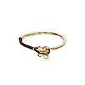 UNOde50 UNOde50 Armband |  Leren armband met Vergulde Vlinder | SS26
