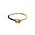 UNOde50 UNOde50 Armband |  Leren armband met Vergulde Vlinder | SS26