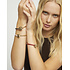 UNOde50 UNOde50 Armband |  Leren armband met Vergulde Vlinder | PUL2614MARORO