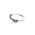 UNOde50 UNOde50 Armband |  Leren armband met Verzilverde  Vlinder | PUL2614MARMTL