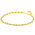 ZINZI ZINZI Armband | Vergulde armband met een speelse rij witte zirkonia’s in ronde zetting | ZIA2893Y