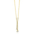 ZINZI ZINZI Ketting | Y-collier met luxe tennislook en witte zirkonia's in rijzetting met twee grotere witte zirkonia's | ZIC2894Y