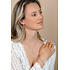 ZINZI ZINZI Ketting | Y-collier met luxe tennislook en witte zirkonia's in rijzetting met twee grotere witte zirkonia's | ZIC2894Y