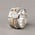 JEH JEWELS JEH JEWELS Ring | Ring zilver + Goldfilled + Maansteen classy | Touch of Gold