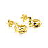 ZINZI ZINZI Oorbellen | OORSTEKERS Drie Verbonden Ringen | GOUD | ZIO2890G