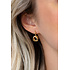 ZINZI ZINZI Oorbellen | OORSTEKERS Drie Verbonden Ringen | GOUD | ZIO2890G
