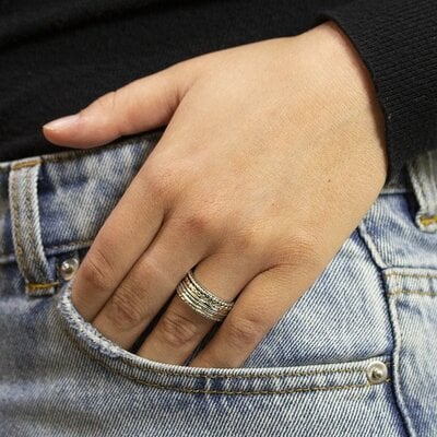 JEH JEWELS JEH JEWELS Ring | Ring zilver speels | 20282
