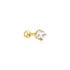 ANIA HAIE ANIA HAIE Single Earrings | Sparkle Round Barbell | VERGULD
