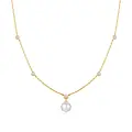 ANIA HAIE ANIA HAIE Necklace | Pearl Station Zirkonia | VERGULD