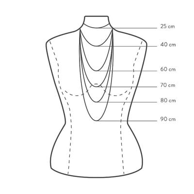 ANIA HAIE ANIA HAIE Necklace | Asymmetric Pearl Zirkonia | VERGULD