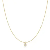 ANIA HAIE ANIA HAIE Necklace | Classic Solitaire Zirkonia | VERGULD