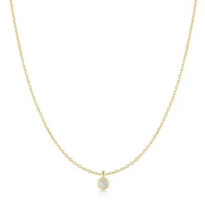 ANIA HAIE ANIA HAIE Necklace | Classic Solitaire Zirkonia | VERGULD