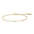ANIA HAIE ANIA HAIE Armband | Gold Pearl Sprakle Zirkonia | VERGULD