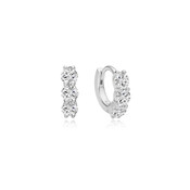 ANIA HAIE ANIA HAIE Earrings | Trio Sparkle Hoop Zirkonia | ZILVER