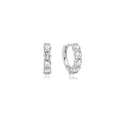 ANIA HAIE ANIA HAIE Earrings | Sparkle Hoop Zirkonia | ZILVER