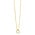 ZINZI ZINZI Ketting | Twee Harten Verbonden | VERGULD | ZIC2874Y