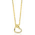 ZINZI ZINZI Ketting | Twee Harten Verbonden | VERGULD | ZIC2874Y