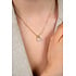 ZINZI ZINZI Ketting | Twee Harten Verbonden | VERGULD | ZIC2874Y