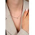 ZINZI ZINZI Ketting | Open Zonnetje Zirkonia | ZILVER | ZIC2870