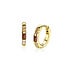 ZINZI ZINZI Oorbellen | 13mm OORRINGEN Luxe Kleurstenen | VERGULD | ZIO2869