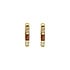 ZINZI ZINZI Oorbellen | 13mm OORRINGEN Luxe Kleurstenen | VERGULD | ZIO2869
