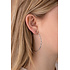 ZINZI ZINZI Oorbellen | Oorringen Gediamanteerd 52mm | ZILVER | ZIO2912