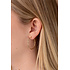 ZINZI ZINZI Oorbellen | Oorringen Gediamanteerd 33mm | VERGULD | ZIO2911G