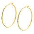 ZINZI ZINZI Oorbellen | Oorringen Gediamanteerd 52mm | VERGULD | ZIO2912G