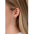 ZINZI ZINZI Oorbellen | Oorringen Gediamanteerd 52mm | VERGULD | ZIO2912G