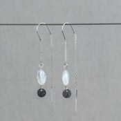 JEH JEWELS JEH JEWELS Oorbellen | Doortrek oorbel + Maansteen | 21340