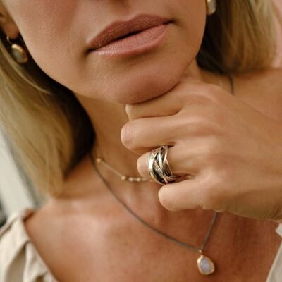 JEH JEWELS JEH JEWELS Ring | Ring 9 karaat met bogen | 20064