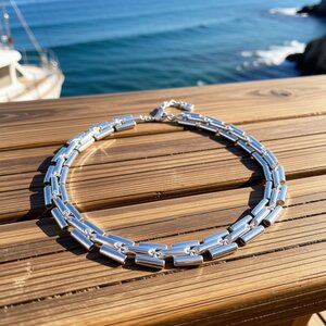UNOde50 UNOde50 Ketting | Square Links Chain Necklace | SS26