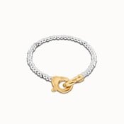 UNOde50 UNOde50 Armband | SER INVENCIBLE | Fijne kralen en karabijnhaak | Bicolor | PUL2581OROMTL
