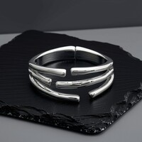 UNOde50 UNOde50 Armband | Bangle | Meerdere Verweven Organische Vormen | SS26