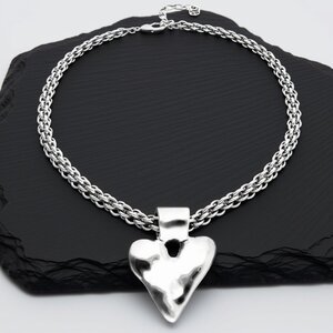 UNOde50 UNOde50 Ketting | Stoere ketting met hart hanger | SS26