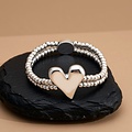 UNOde50 UNOde50 Armband | Dubbele armband met Hart | SS26