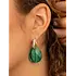 SPARKLING SPARKLING Oorbellen |  Pave Double Twirl Creolen | CZ | Verguld
