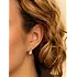 SPARKLING SPARKLING Oorbellen | Square Edge Creolen | Verguld