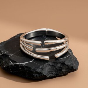 UNOde50 UNOde50 Armband | Bangle | Meerdere Verweven Organische Vormen | SS26