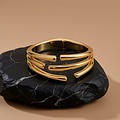 UNOde50 UNOde50 Armband | Bangle | Meerdere Verweven Organische Vormen | VERGULD | SS26