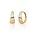 SPARKLING SPARKLING Oorbellen |  Bold Flush Creolen | CZ | Verguld