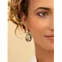 SPARKLING SPARKLING Oorbellen |  Bold Flush Creolen | CZ | Verguld