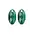 SPARKLING SPARKLING Oorbellen | Edelstenen | Malachite Large Leaf