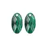 SPARKLING SPARKLING Oorbellen | Edelstenen | Malachite Large Leaf