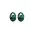 SPARKLING SPARKLING Oorbellen | Edelstenen | Malachite Medium Oval