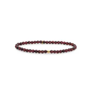 SPARKLING SPARKLING Armband | Saturn Armband Small Red Tiger Eye | Verguld