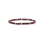 SPARKLING SPARKLING Armband | Roundel Interstellar Armband Red Tiger Eye | Verguld