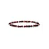 SPARKLING SPARKLING Armband | Roundel Interstellar Armband Red Tiger Eye | Verguld