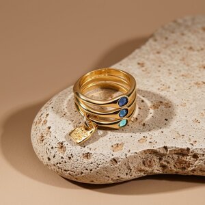 UNOde50 UNOde50 Ring | HAPPY BLUE | VERGULD | FREEDOM | SS21